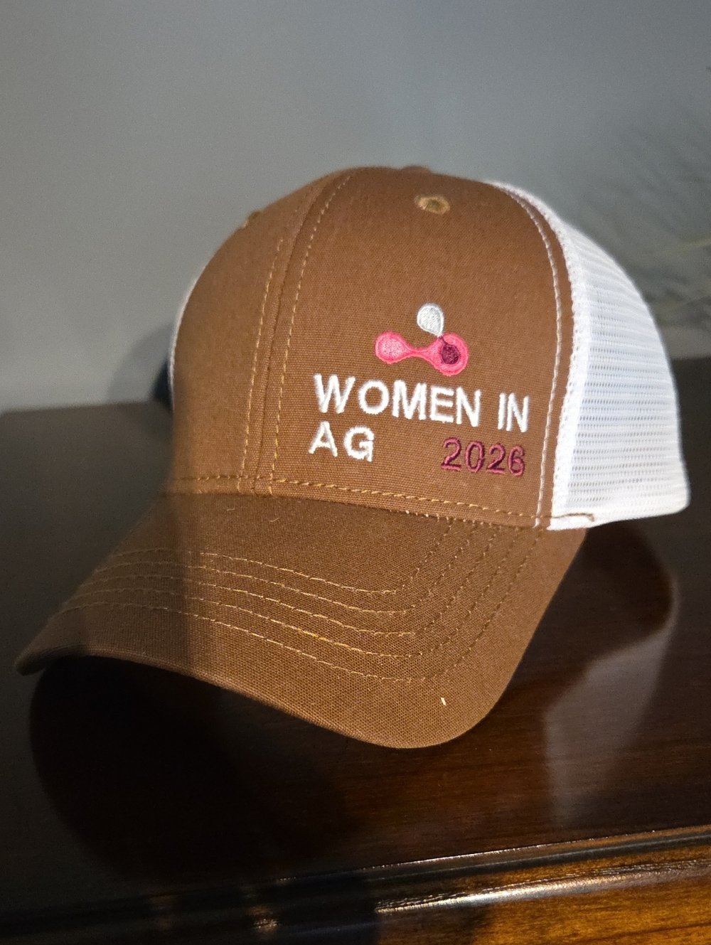 Women in Ag 2026 Brown & White Trucker Hat
